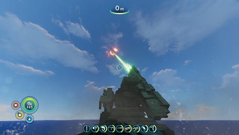 Screenshots of Subnautica.