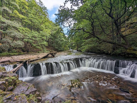 guided walk brecon beacons waterfalls