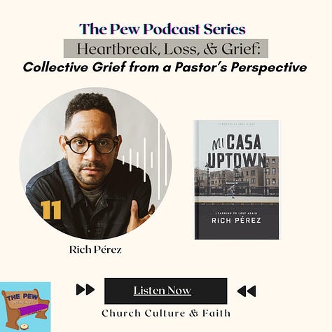 The Pew Podcast Guests Rich Pérez Nicole D. Miller and Dr. Demetrius J. Sinegal