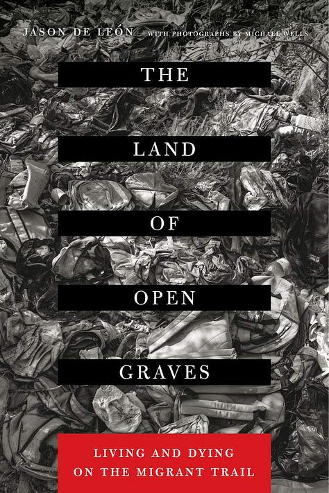 Covers of books mentioned in the post titled 'From Macondo to Metadata'. These are: 'One hundred Years of Solitude' by Gabriel García Márquez, 'Life and Words' by Veena Das, 'Land of Open Graves' by Jason De León, 'The Chrysanthemum and the Sword' by Ruth Benedict, 'Forest of Symbols' by Victor Turner, and 'The Mushroom at the End of the World' by Anna Tsing.