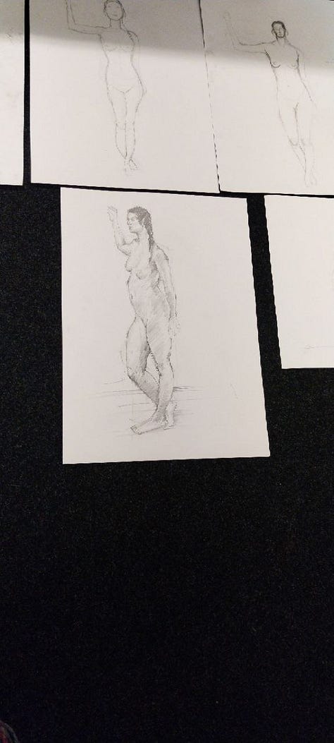 life drawings from aberdare cardiff life models