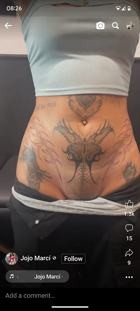 vagina found on facebook reels