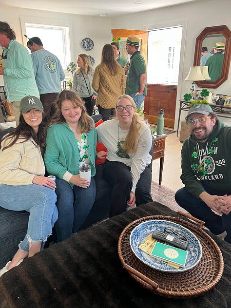 St Patricks Day family party