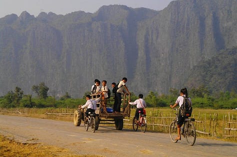 Thakhek loop in Laos