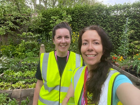 A series of photos of me with some of my planting & Chelsea Flower Show buddies!