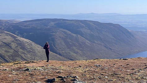 A selection of photographs from the top of Ben Chonzie! The sky was clear and we could see for miles!