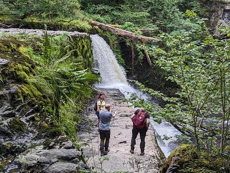 guided walk brecon beacons waterfalls