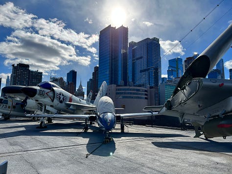 images from the Intrepid Sea, Air & Space Complex