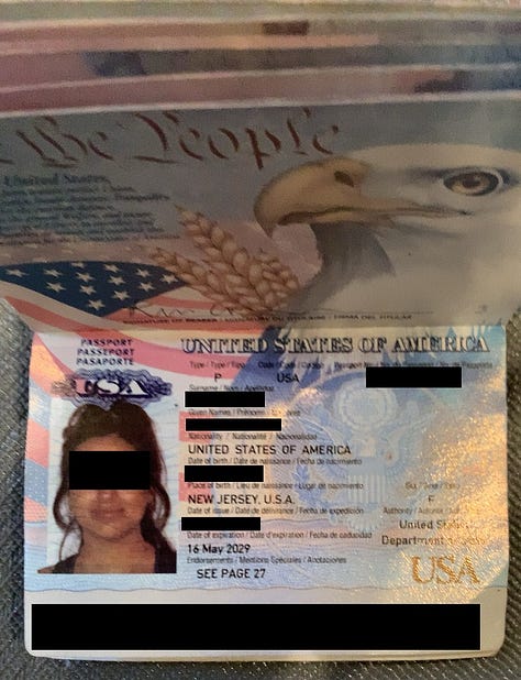 Redacted images of the ID documents exposed on the server. The examples show a UK drivers licence, a Arizona drivers licence and a US passport.