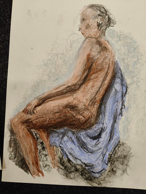 sketches of a life model