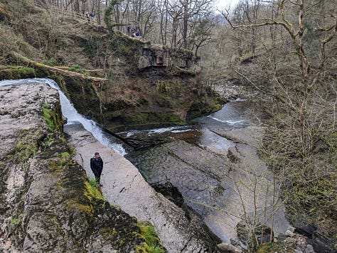 The six waterfalls of the Brecon Beacons National Park