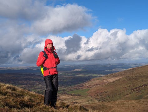 mountain walk in the brecon beacons