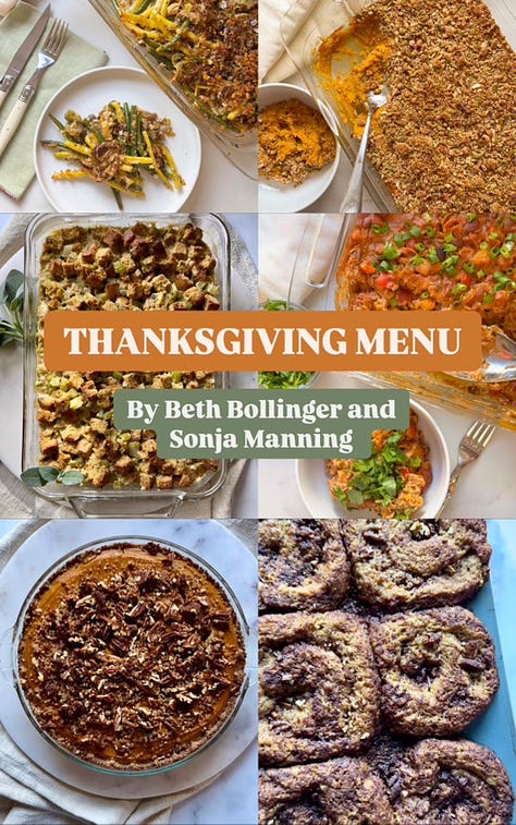 sonja manning and beth bollinger make a metabolically healthy thanksgiving