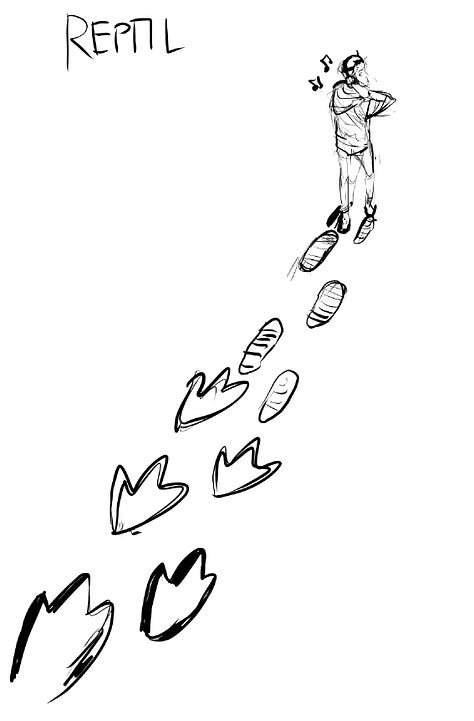 Reptil #1 Sketches