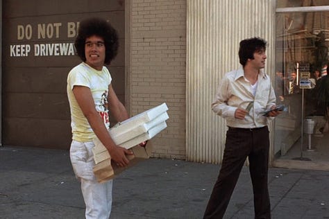 Pizza Delivery in Dog Day Afternoon 1975 | Film Flavor: A Newsletter Surveying Food in Film