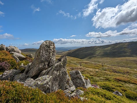 guided hike in the carneddau