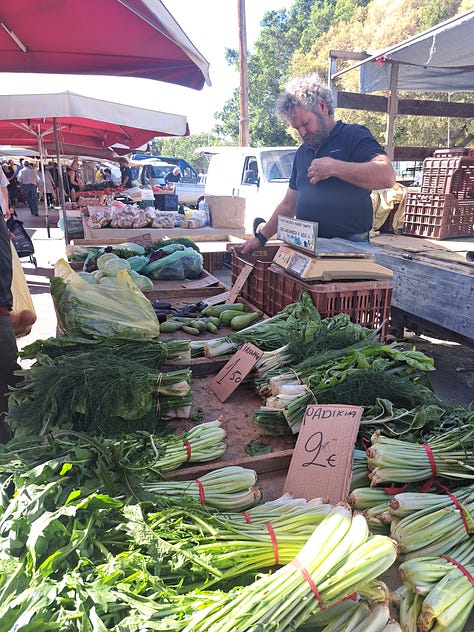 Iraklion Thursday market, Crete