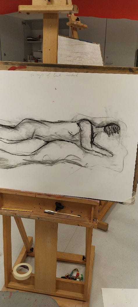 life drawings from merthyr college cardiff life models