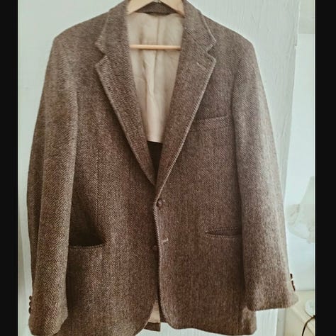 Suitsupply. Tweed. Suit. Vest. Yves Saint Laurent. Vintage