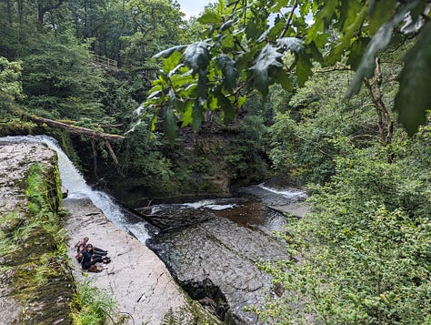 guided walk brecon beacons waterfalls