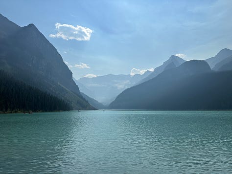 Images of mountain and forest scenes across Canada