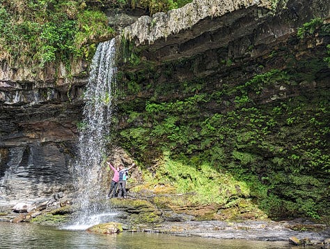 walking the waterfalls of the brecon beacons