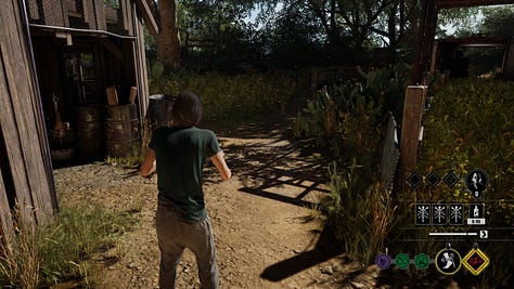 Screenshots of the game The Texas Chainsaw Massacre captured by the reviewer.