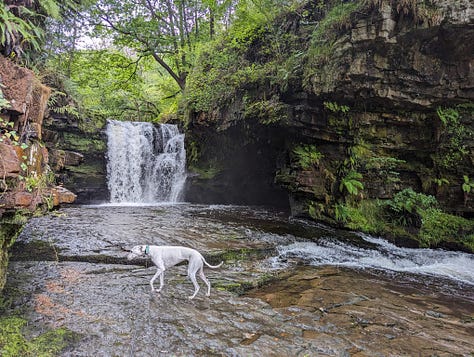 guided walk brecon beacons waterfalls