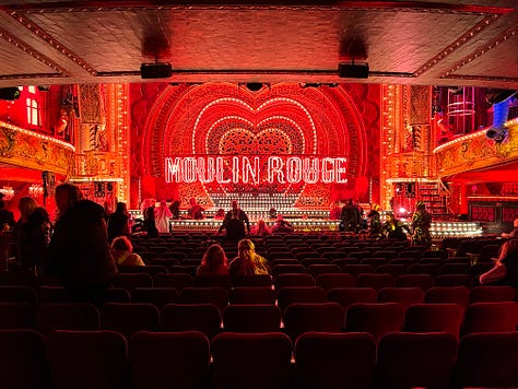 Images from Moulin Rouge the Musical in NYC