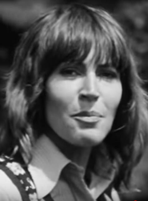 pictures of singer Helen Reddy and her 1972 hit single I am Woman