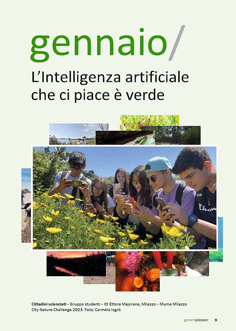 Alcune pagine della GreenPlanner 2025