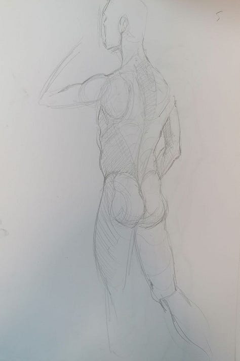 nude model life drawing