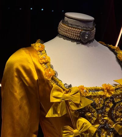 Taylor Swift Bejewelled costume on display at the V&A