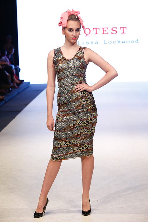 Models for sustainable fashion created by IQTEST Melissa Lockwood
