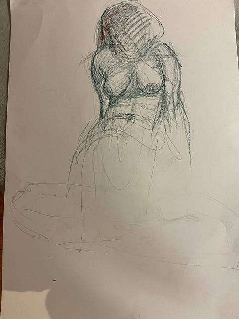 nude model life drawing