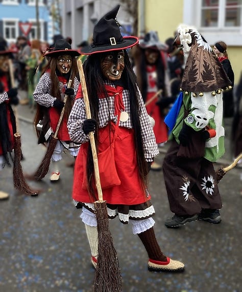 Fasnacht / carnival figures in Germany's Southwest