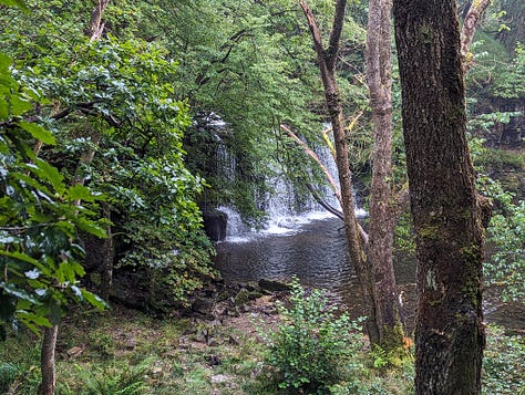 guided walk waterfalls brecon beacons