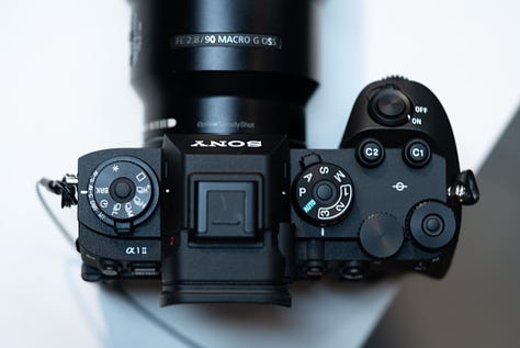 Sony A1 II mirrorless camera