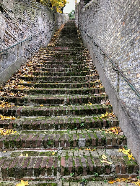 Some of the many stairs of Le Havre