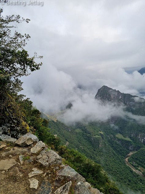 View on Machu Picchu from the Sun Gate