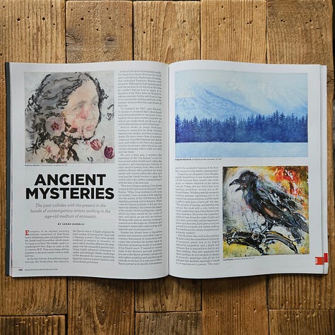 Ancient Mysteries Article in the July 2024 Edition of American Art Collector