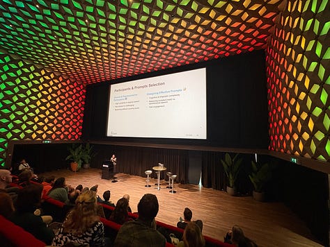 photos of speakers and panelists at Dutch Speech Tech Day