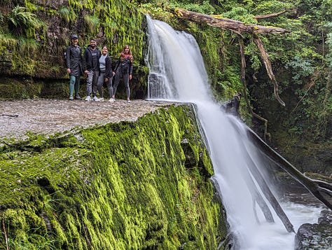 guided walk brecon beacons waterfalls