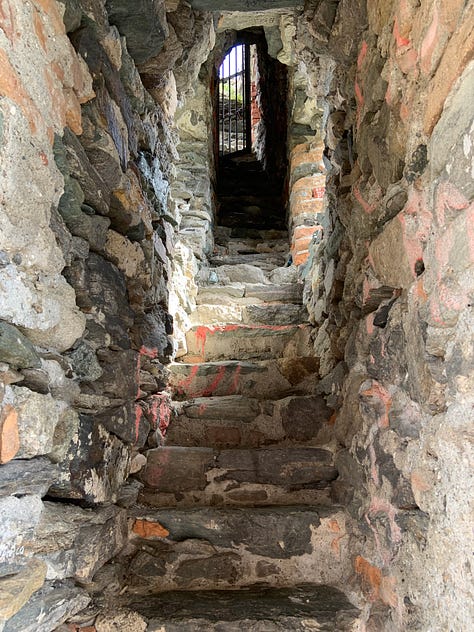 The ruins of the castle of Avigliana