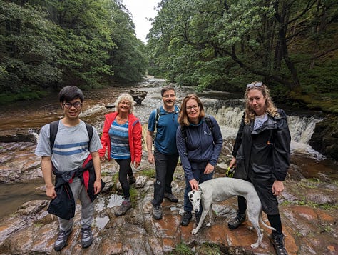 guided waterfall walking in the Brecon Beacons National Park