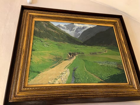 Real Castle of Sarre, Aosta Valley, Italy, hunting lodge of Savoy