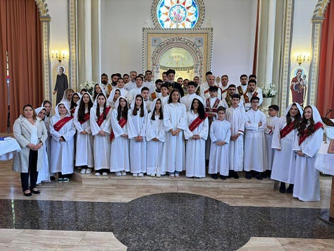 women serving at church