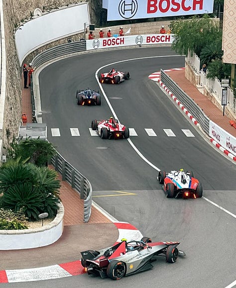 Formula E from the Hairpin corner