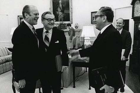 Nelson Rockefeller and Heinz Kissinger