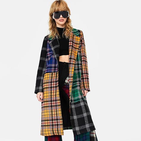 My Own Beat Plaid Jacket’ by Current Mood, on Dolls Kill